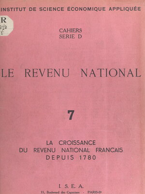 cover image of Le revenu national (7)